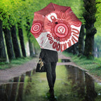 NAIDOC Week 2026 Umbrella 50 Years Deadly Dhari Pink Aboriginal Art