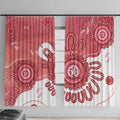 NAIDOC Week 2026 Window Curtain 50 Years Deadly Dhari Pink Aboriginal Art