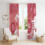 NAIDOC Week 2026 Window Curtain 50 Years Deadly Dhari Pink Aboriginal Art