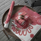NAIDOC Week 2026 Wrapping Paper 50 Years Deadly Dhari Pink Aboriginal Art