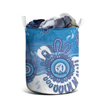 NAIDOC Week 2026 Laundry Basket 50 Years Deadly Dhari Blue Aboriginal Art