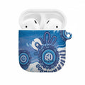 NAIDOC Week 2026 AirPods Case 50 Years Deadly Dhari Blue Aboriginal Art