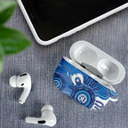 NAIDOC Week 2026 AirPods Case 50 Years Deadly Dhari Blue Aboriginal Art