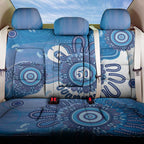 NAIDOC Week 2026 Back Car Seat Cover 50 Years Deadly Dhari Blue Aboriginal Art
