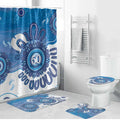 NAIDOC Week 2026 Bathroom Set 50 Years Deadly Dhari Blue Aboriginal Art