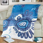 NAIDOC Week 2026 Blanket 50 Years Deadly Dhari Blue Aboriginal Art