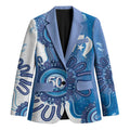 NAIDOC Week 2026 Blazer 50 Years Deadly Dhari Blue Aboriginal Art