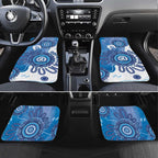 NAIDOC Week 2026 Car Mats 50 Years Deadly Dhari Blue Aboriginal Art