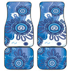 NAIDOC Week 2026 Car Mats 50 Years Deadly Dhari Blue Aboriginal Art