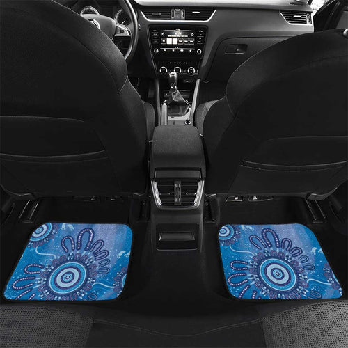 NAIDOC Week 2026 Car Mats 50 Years Deadly Dhari Blue Aboriginal Art