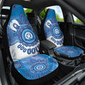 NAIDOC Week 2026 Car Seat Cover 50 Years Deadly Dhari Blue Aboriginal Art