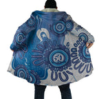 NAIDOC Week 2026 Cloak 50 Years Deadly Dhari Blue Aboriginal Art