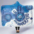 NAIDOC Week 2026 Hooded Blanket 50 Years Deadly Dhari Blue Aboriginal Art