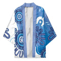NAIDOC Week 2026 Kimono 50 Years Deadly Dhari Blue Aboriginal Art