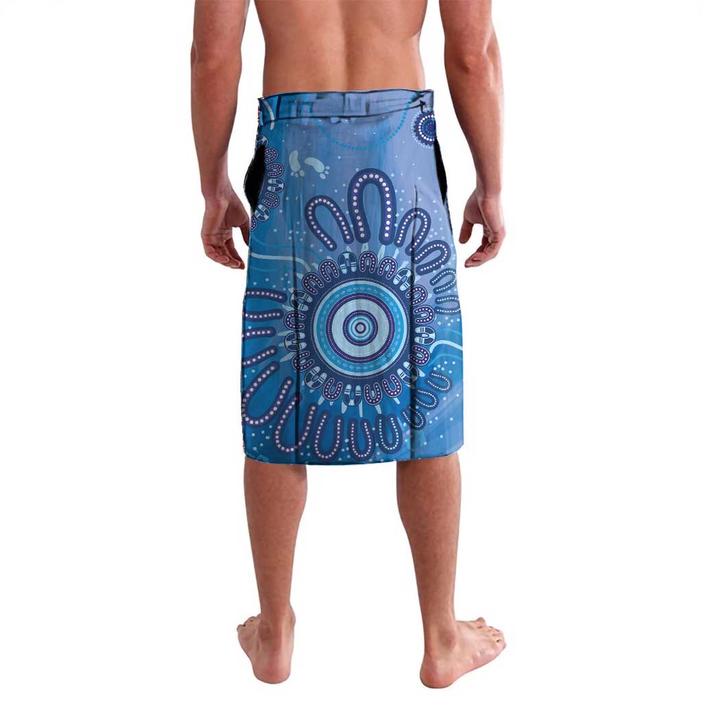 NAIDOC Week 2026 Lavalava 50 Years Deadly Dhari Blue Aboriginal Art