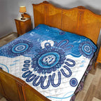 NAIDOC Week 2026 Quilt 50 Years Deadly Dhari Blue Aboriginal Art