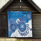 NAIDOC Week 2026 Quilt 50 Years Deadly Dhari Blue Aboriginal Art