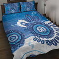 NAIDOC Week 2026 Quilt Bed Set 50 Years Deadly Dhari Blue Aboriginal Art