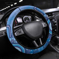NAIDOC Week 2026 Steering Wheel Cover 50 Years Deadly Dhari Blue Aboriginal Art