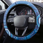 NAIDOC Week 2026 Steering Wheel Cover 50 Years Deadly Dhari Blue Aboriginal Art