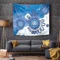 NAIDOC Week 2026 Tapestry 50 Years Deadly Dhari Blue Aboriginal Art