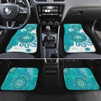 NAIDOC Week 2026 Car Mats 50 Years Deadly Dhari Cyan Aboriginal Art