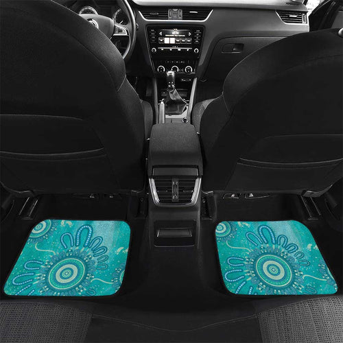 NAIDOC Week 2026 Car Mats 50 Years Deadly Dhari Cyan Aboriginal Art
