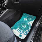 NAIDOC Week 2026 Car Mats 50 Years Deadly Dhari Cyan Aboriginal Art