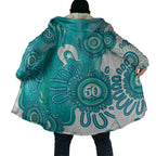 NAIDOC Week 2026 Cloak 50 Years Deadly Dhari Cyan Aboriginal Art