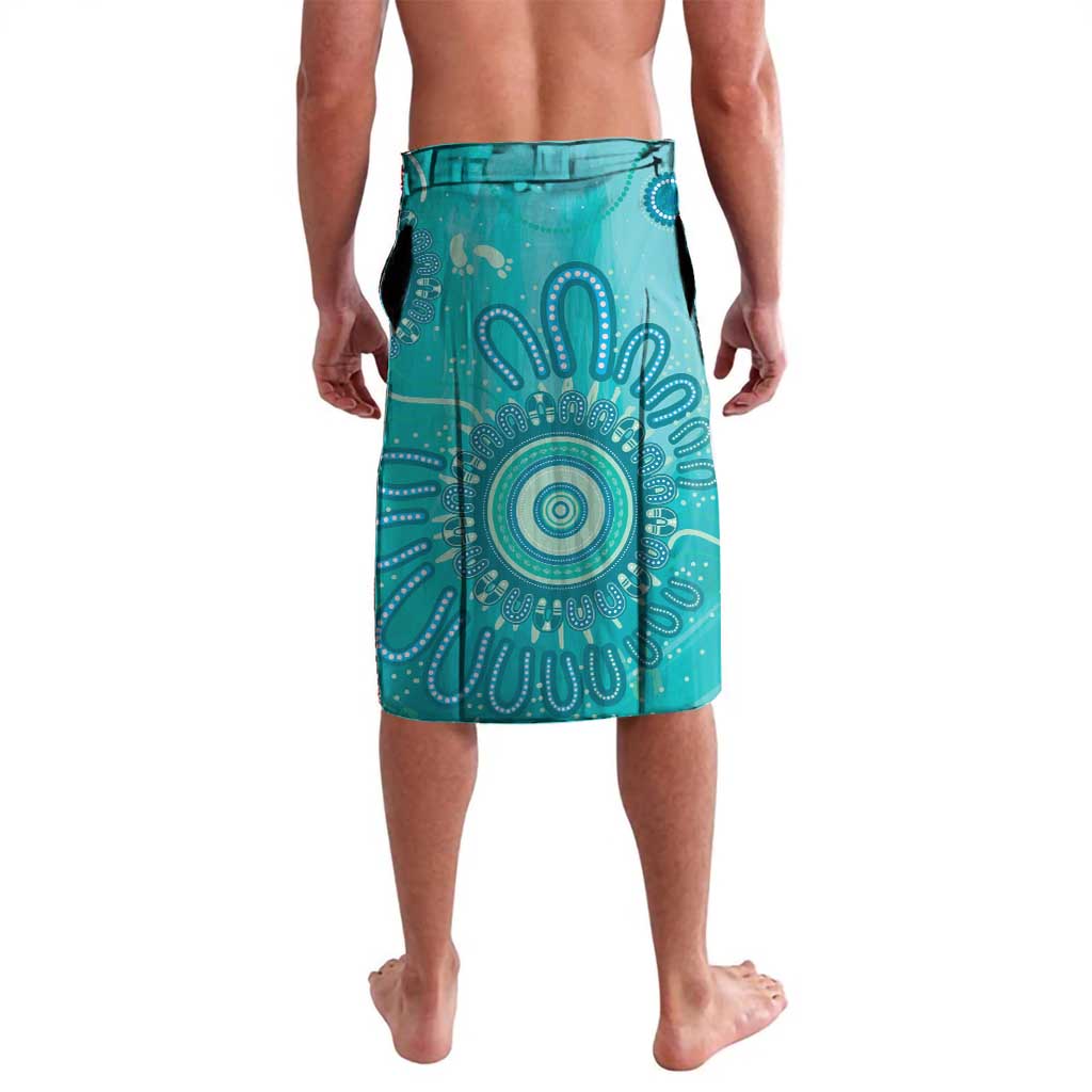 NAIDOC Week 2026 Lavalava 50 Years Deadly Dhari Cyan Aboriginal Art