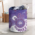 NAIDOC Week 2026 Laundry Basket 50 Years Deadly Dhari Purple Aboriginal Art