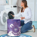 NAIDOC Week 2026 Laundry Basket 50 Years Deadly Dhari Purple Aboriginal Art