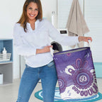 NAIDOC Week 2026 Laundry Basket 50 Years Deadly Dhari Purple Aboriginal Art
