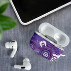 NAIDOC Week 2026 AirPods Case 50 Years Deadly Dhari Purple Aboriginal Art