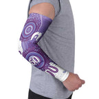 NAIDOC Week 2026 Arm Sleeves 50 Years Deadly Dhari Purple Aboriginal Art