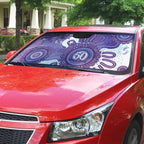NAIDOC Week 2026 Auto Sun Shade 50 Years Deadly Dhari Purple Aboriginal Art