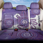 NAIDOC Week 2026 Back Car Seat Cover 50 Years Deadly Dhari Purple Aboriginal Art