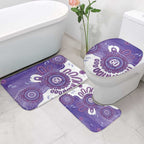 NAIDOC Week 2026 Bathroom Set 50 Years Deadly Dhari Purple Aboriginal Art
