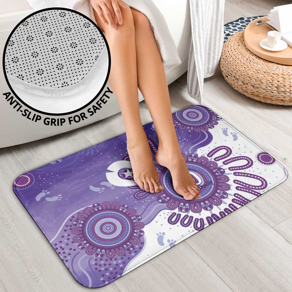 NAIDOC Week 2026 Bathroom Set 50 Years Deadly Dhari Purple Aboriginal Art