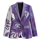 NAIDOC Week 2026 Blazer 50 Years Deadly Dhari Purple Aboriginal Art