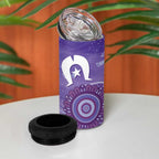 NAIDOC Week 2026 4 in 1 Can Cooler Tumbler 50 Years Deadly Dhari Purple Aboriginal Art