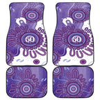 NAIDOC Week 2026 Car Mats 50 Years Deadly Dhari Purple Aboriginal Art