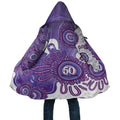 NAIDOC Week 2026 Cloak 50 Years Deadly Dhari Purple Aboriginal Art