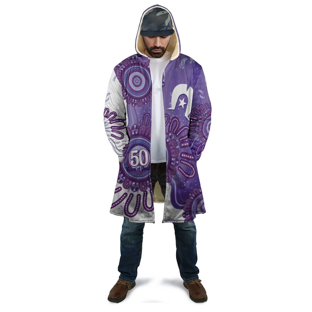 NAIDOC Week 2026 Cloak 50 Years Deadly Dhari Purple Aboriginal Art