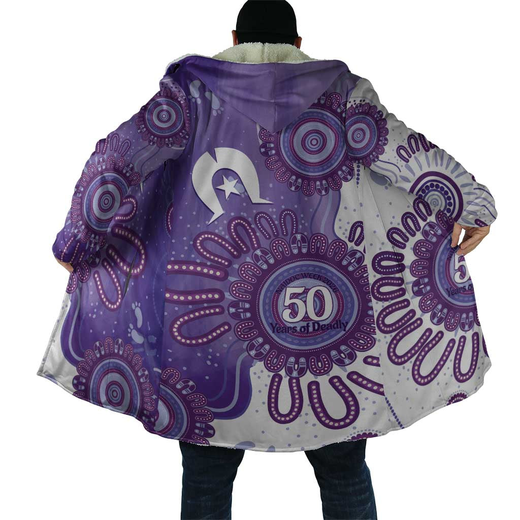 NAIDOC Week 2026 Cloak 50 Years Deadly Dhari Purple Aboriginal Art