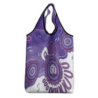 NAIDOC Week 2026 Grocery Bag 50 Years Deadly Dhari Purple Aboriginal Art