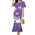 NAIDOC Week 2026 Mermaid Dress 50 Years Deadly Dhari Purple Aboriginal Art