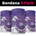 NAIDOC Week 2026 Neck Gaiter 50 Years Deadly Dhari Purple Aboriginal Art
