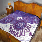 NAIDOC Week 2026 Quilt 50 Years Deadly Dhari Purple Aboriginal Art