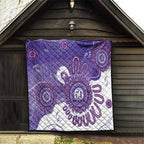 NAIDOC Week 2026 Quilt 50 Years Deadly Dhari Purple Aboriginal Art